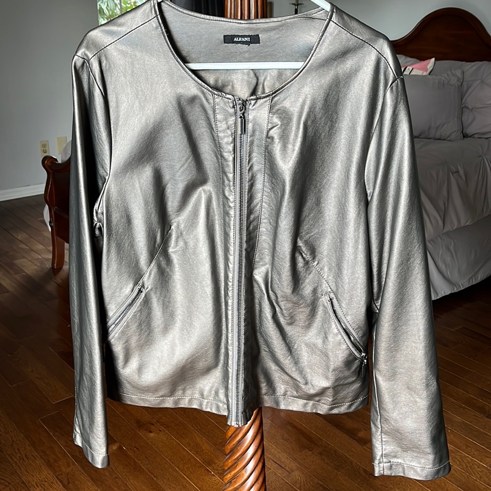 Alfani leather jacket